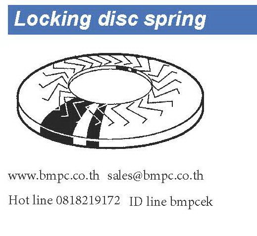 Locking disc spring type M,  แหวนสปริงจานล๊อกกันคลาย